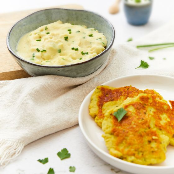 Variatie rösti en aardappelpuree